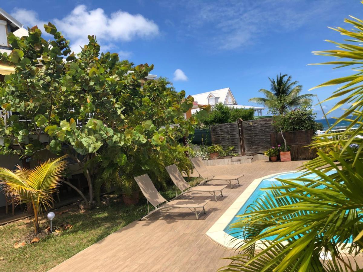 Mango Sea -Villa "Maracudja" Et Appartement "Jojoba" Avec Piscine & Vue Sur Les Iles แซงต์-ฟรองซัวส์ ภายนอก รูปภาพ